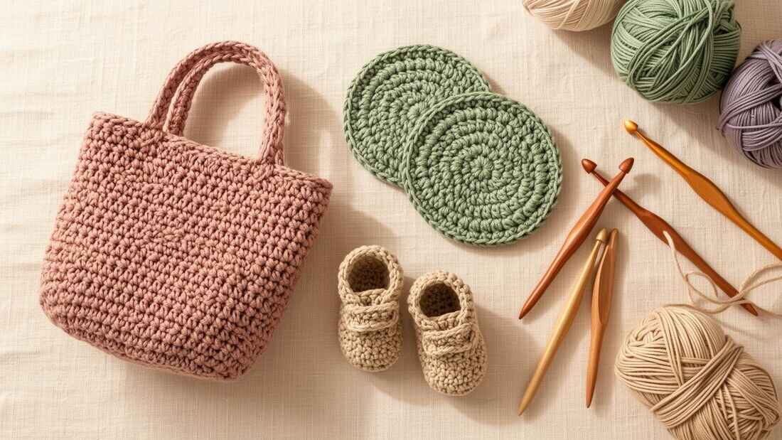 Handmade crochet items