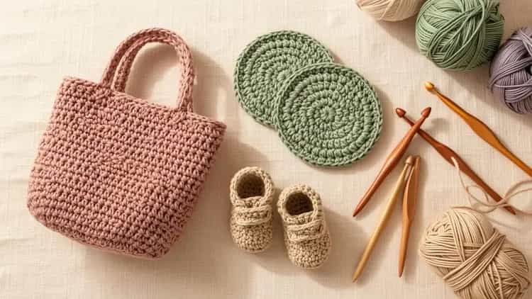 Handmade crochet items